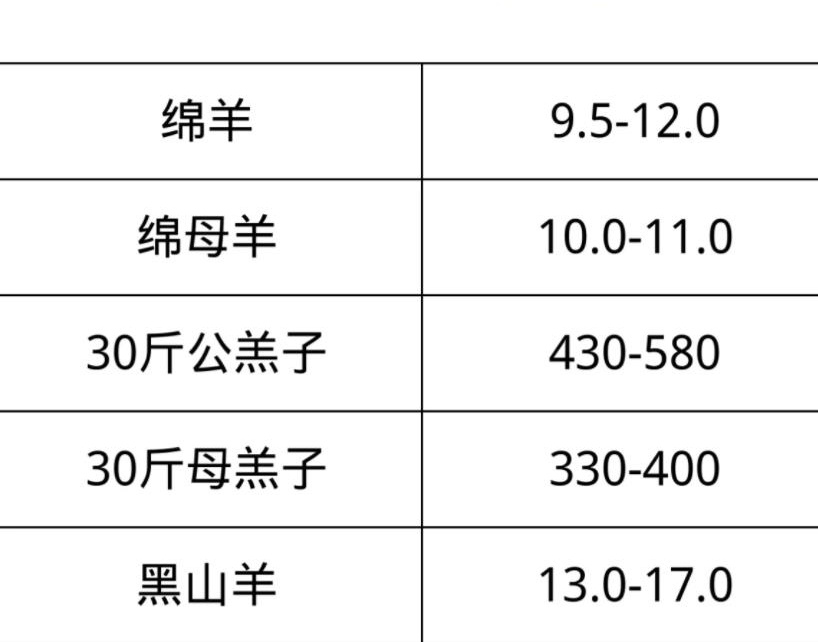 2025年度羊只市场行情速递：最新羊价动态一览